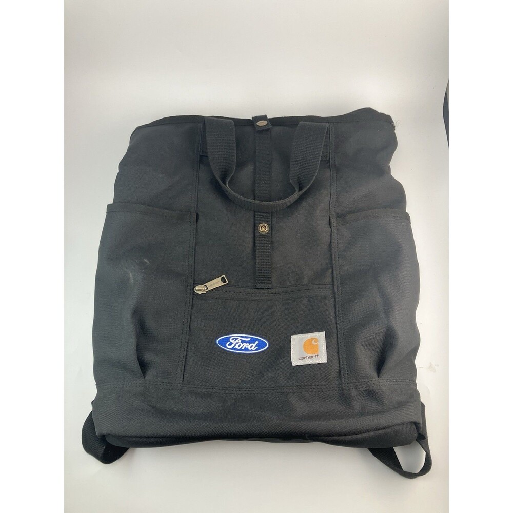 Carhartt x Ford Legacy Hybyid Convertible Backpack Tote Bag. Black Color.